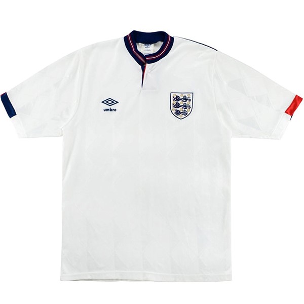 Tailandia Camiseta Inglaterra 1ª Retro 1989 Blanco
